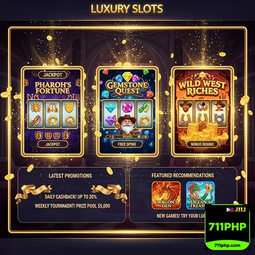 711php luxury slots promotions